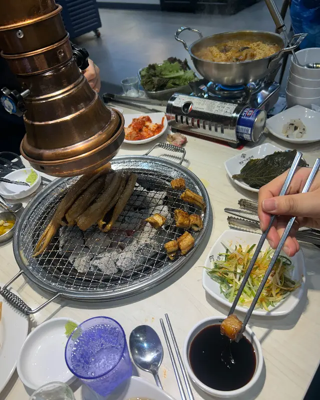 숯불 장어 구이