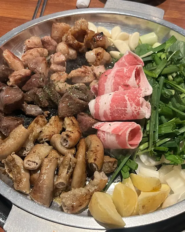 노릇노릇 익어가는 곱창