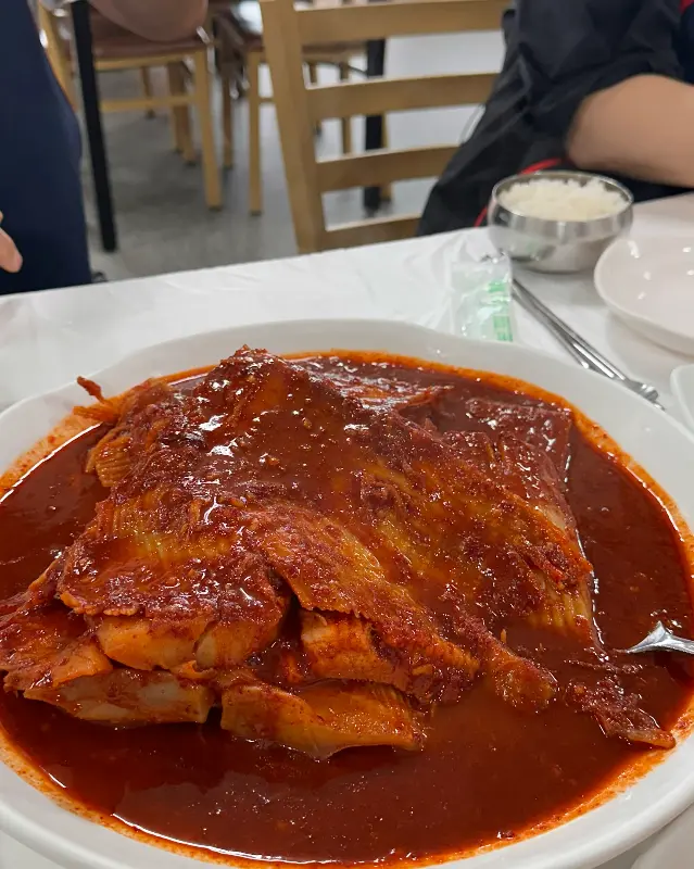 황가네찜의 가오리찜