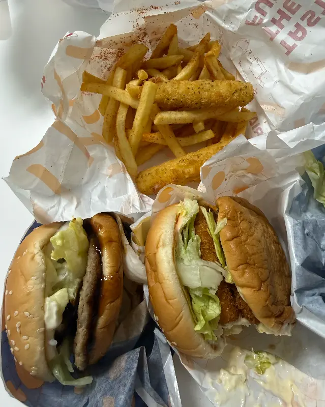 푸짐한 롯데리아 메뉴