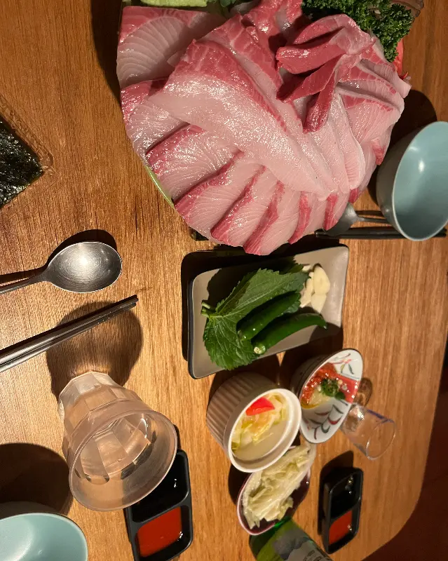 싱싱한 대방어회