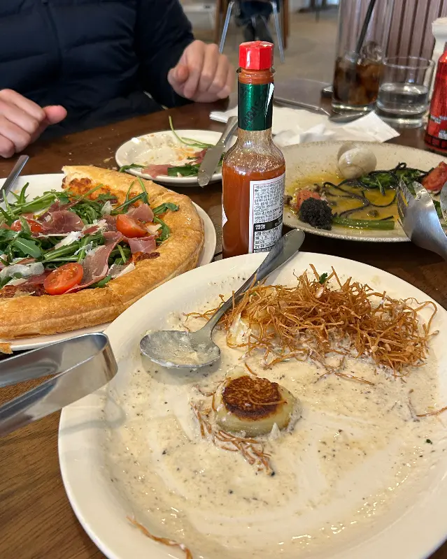 식사를 마친 테이블