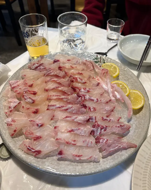 싱싱한 천황돔회