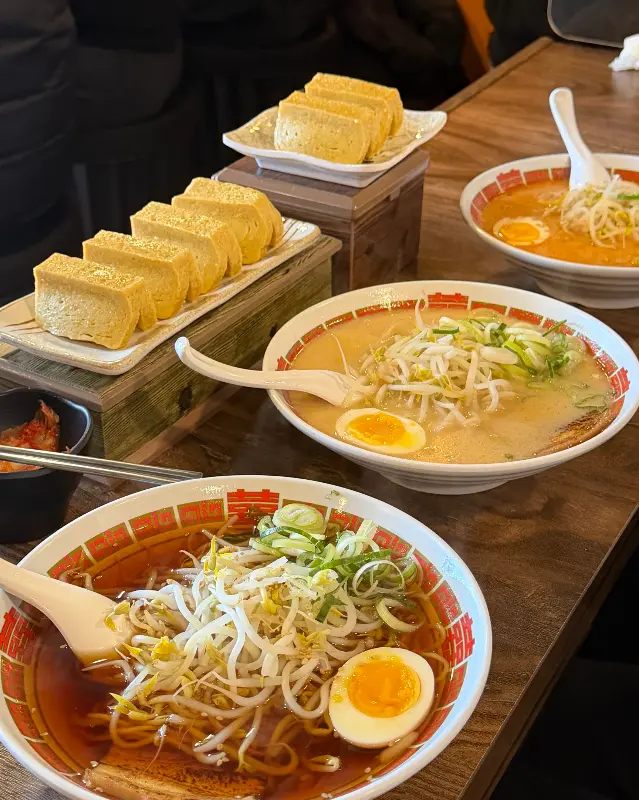 라멘과 계란초밥