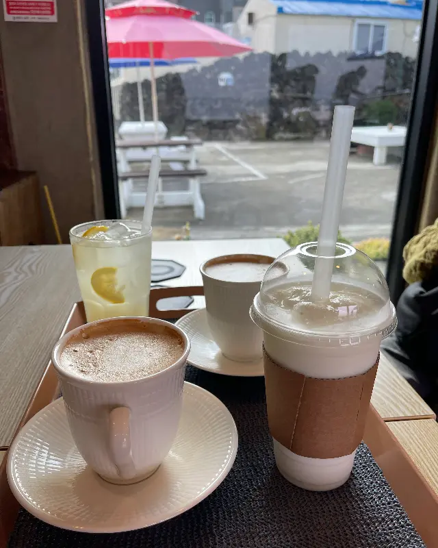 향긋한 대추차와 쫄깃한 귤떡