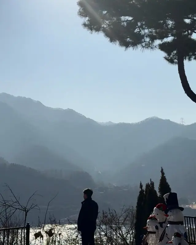 코지앤레이지에서 바라본 북한강 뷰