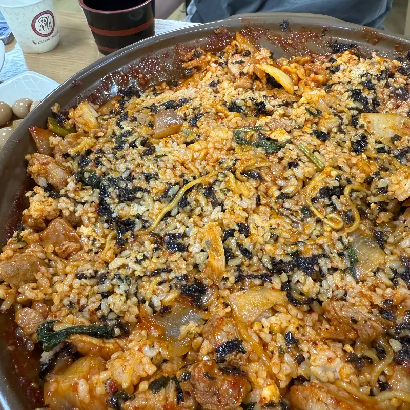 제육볶음 볶음밥