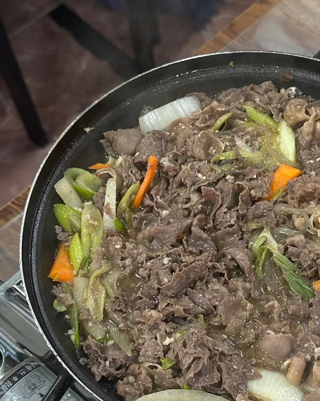 약소 불고기의 모습