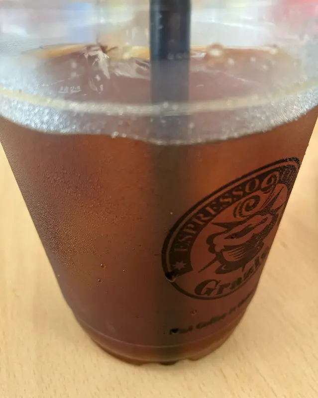 청량감이 느껴지는 청포도 에이드