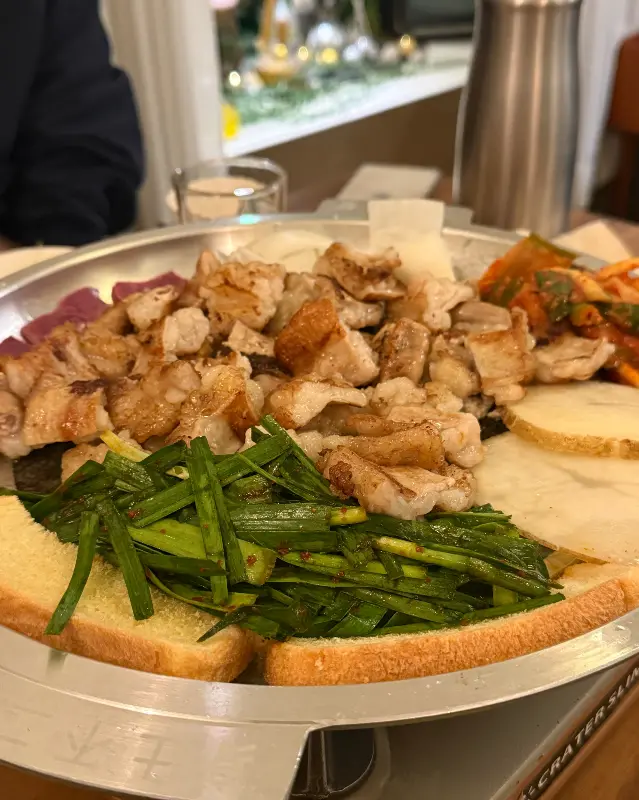 노릇노릇 구워진 곱창