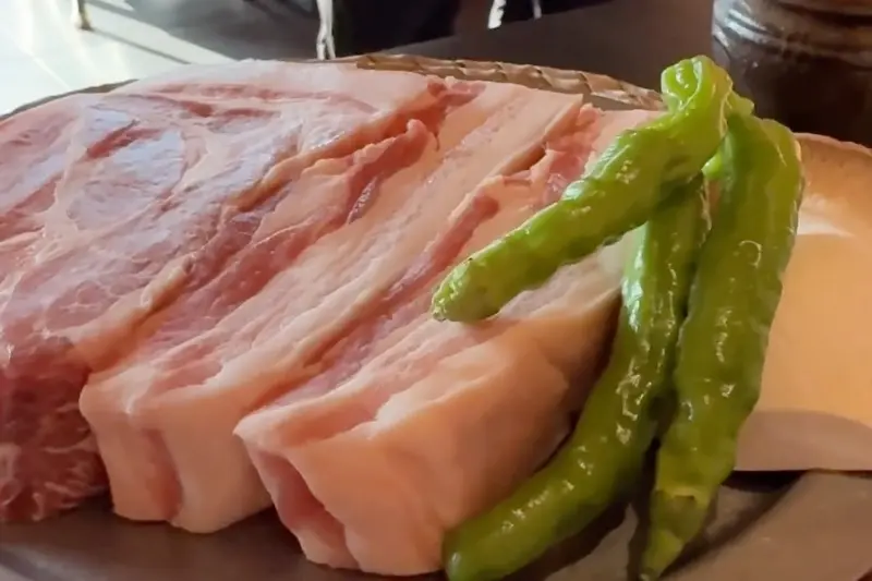 흑돼지 한상차림