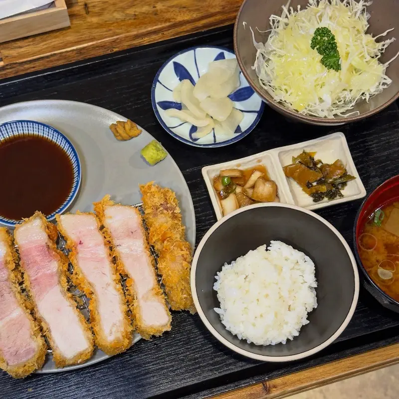 카츠노히의 히레카츠 정식