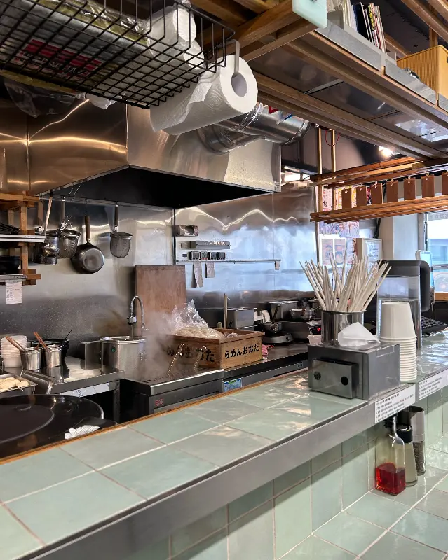 라멘 오오타 주방