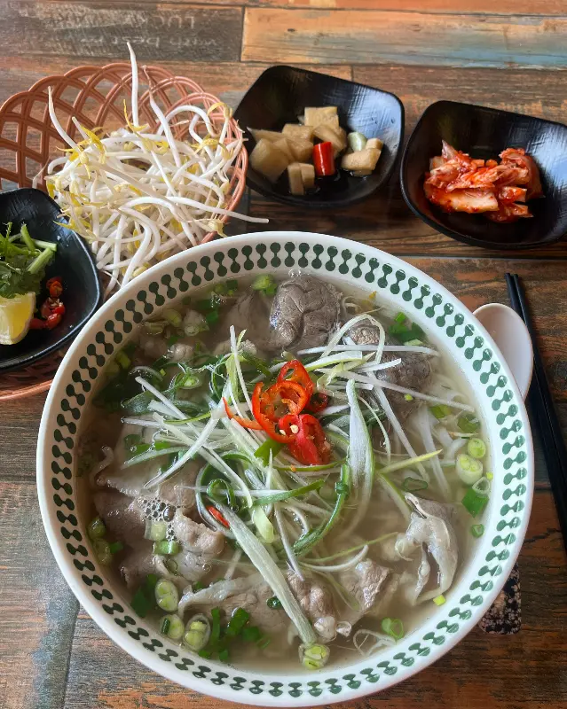 소고기 쌀국수의 모습