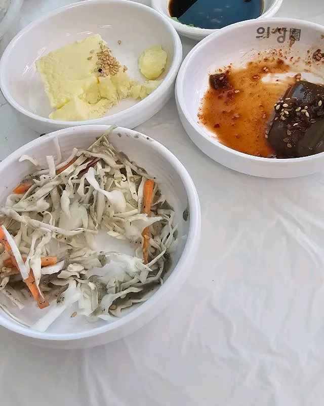 깔끔한 반찬 구성