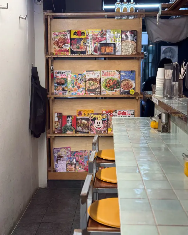 라멘 오오타 내부 인테리어