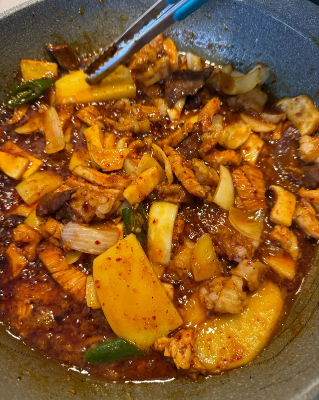 양념 곱창 볶음