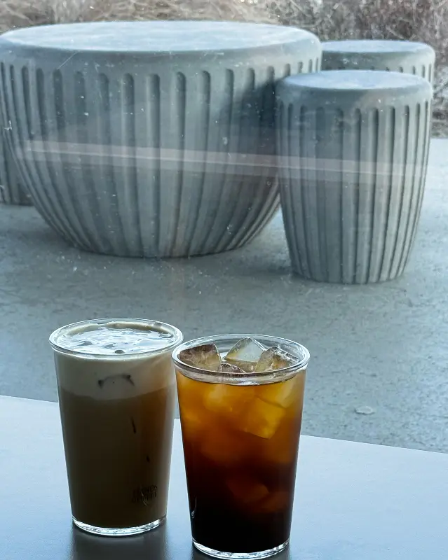 소이크림라떼와 아이스 아메리카노