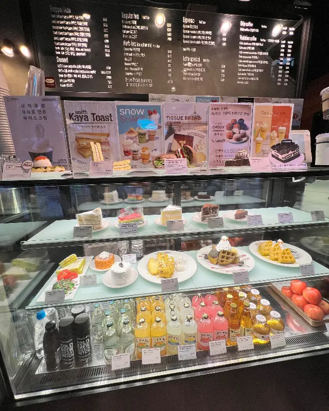 다양한 디저트 메뉴