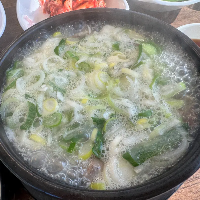 소머리국밥 근접샷
