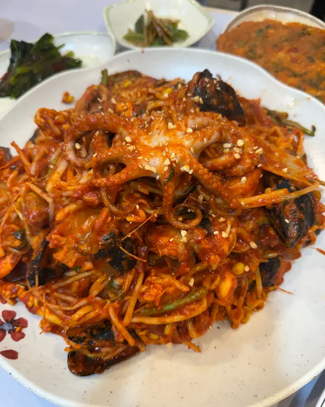 해물찜 한상차림