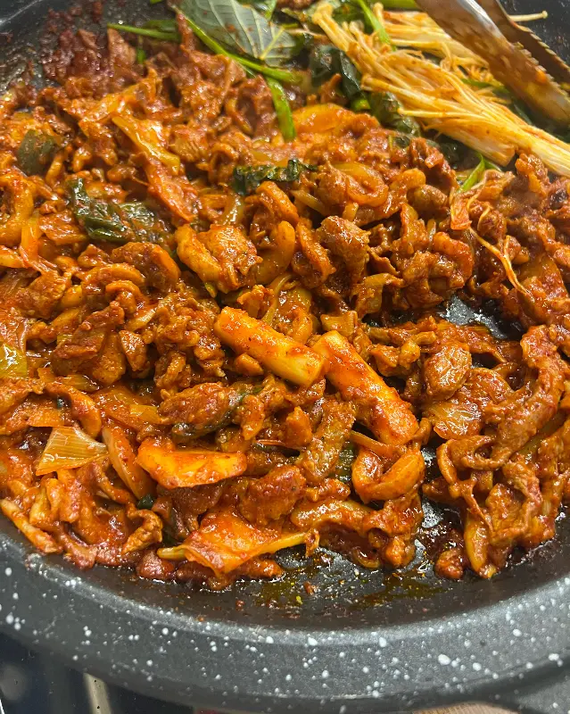 풍정오리 메뉴판