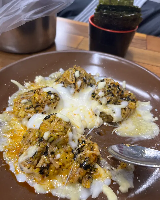 치즈볶음밥 비주얼