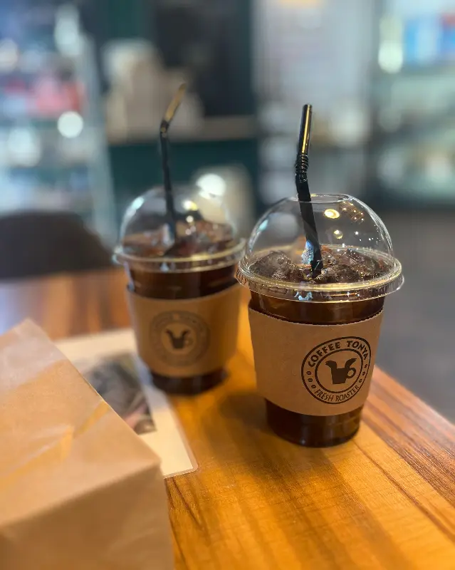 커피톤야 아이스 아메리카노 사진