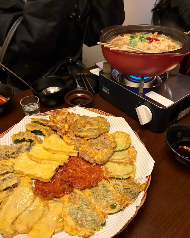 전과 짜글이 한상차림