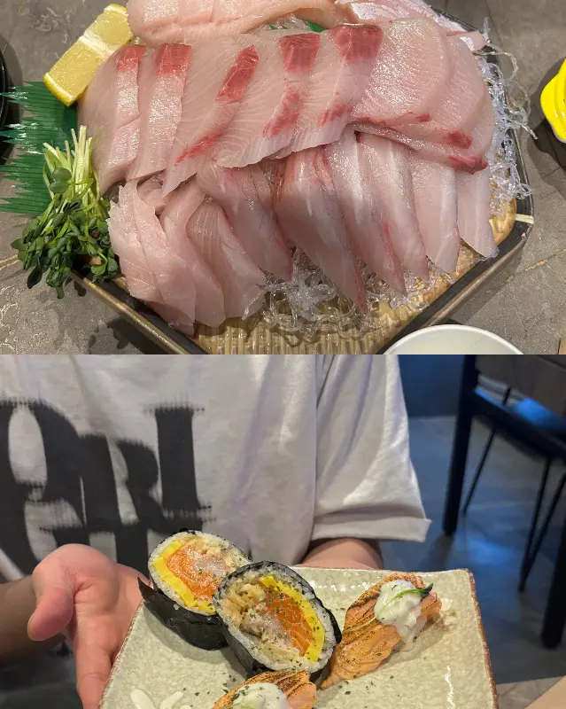 수심의 푸짐한 한 상 차림