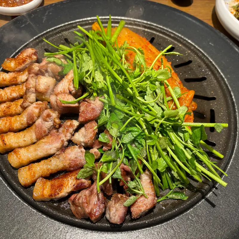 푸주인의 퀄리티 좋은 삼겹살 구이