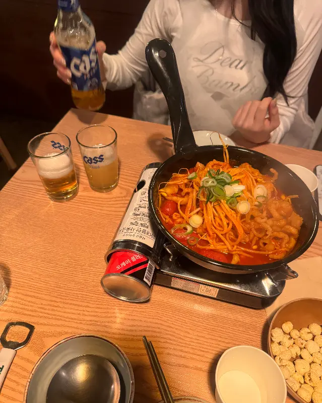 닭발과 맥주