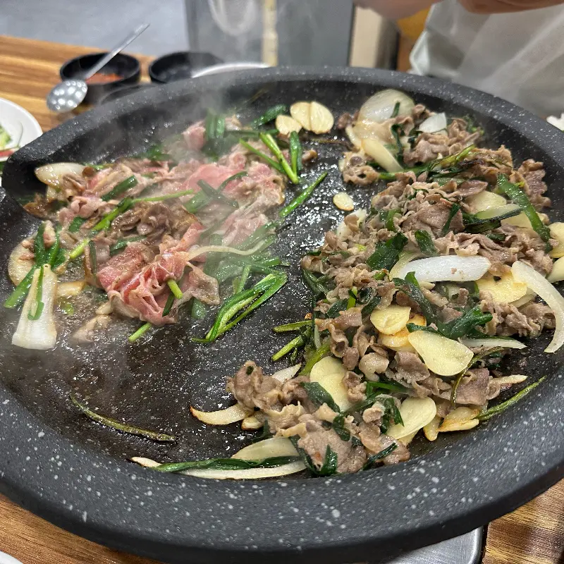 오리불고기 조리 과정 3