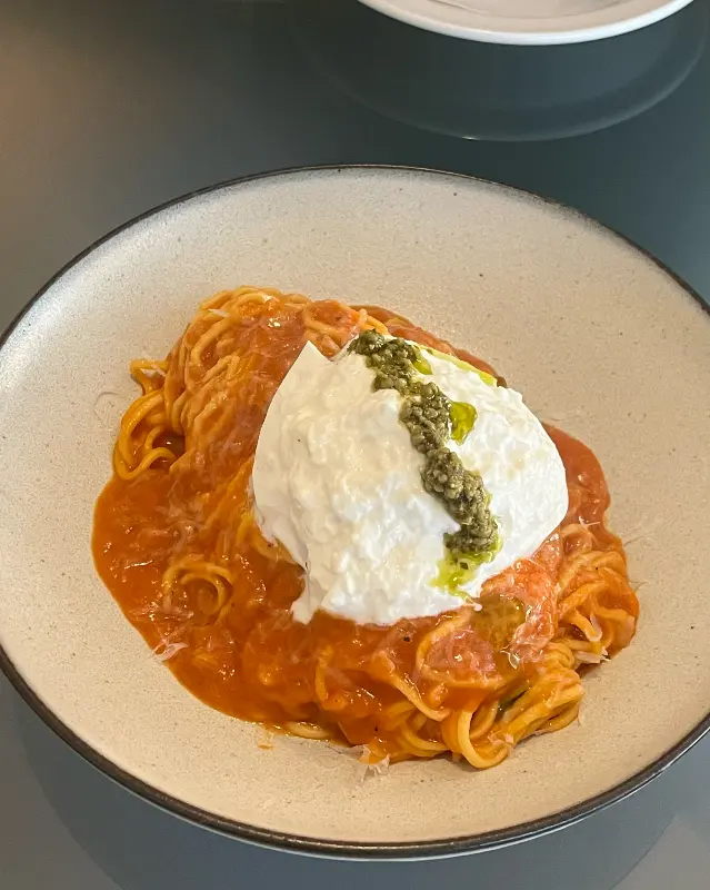 부라타 치즈 파스타