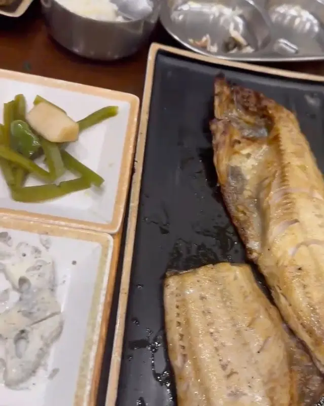 생선구이 한 상 차림