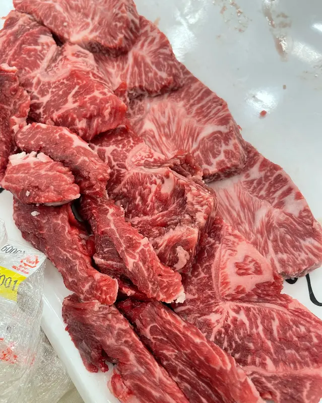 마블링이 환상적인 한우