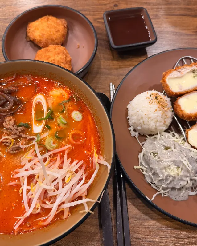 라멘과 고로케, 치즈카츠