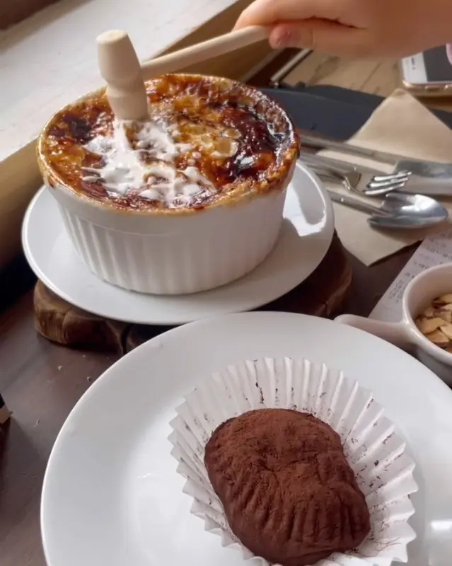 크림 브륄레 빙수