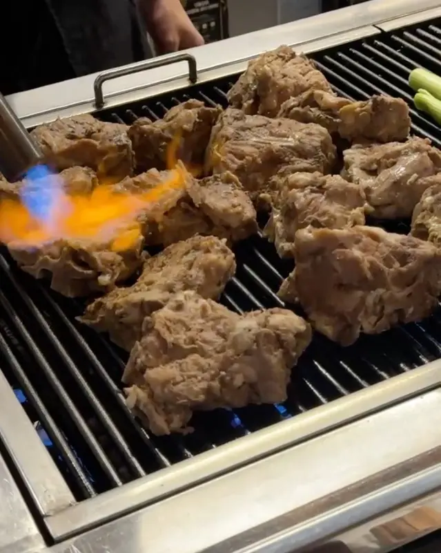 뼈구이 조리 과정