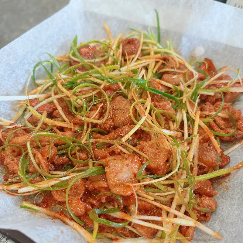 북성로 연탄불고기 메뉴판