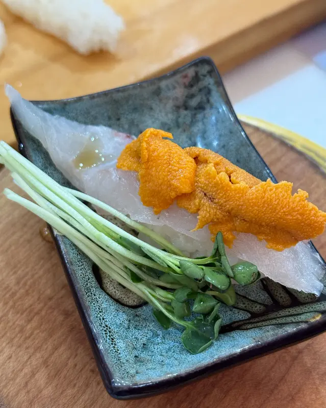 신선한 재료가 돋보이는 초밥