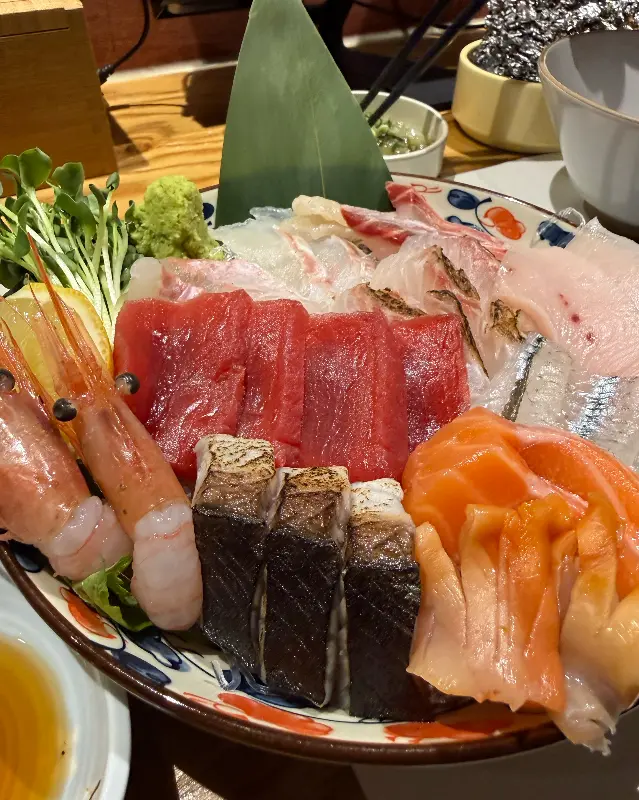 화려한 숙성회 한 상 차림