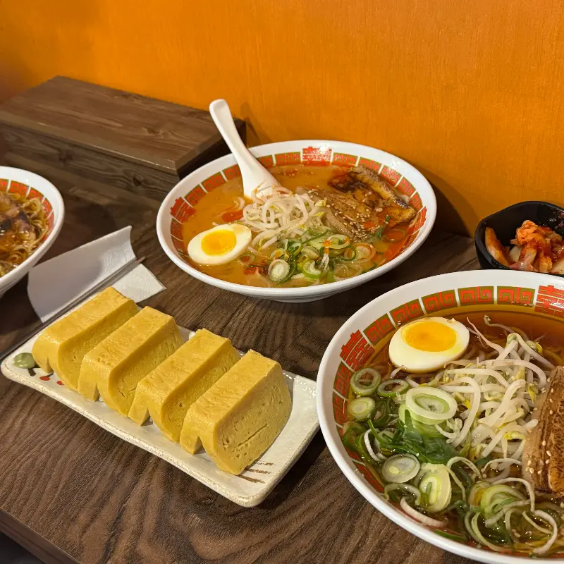 소유라멘과 계란초밥