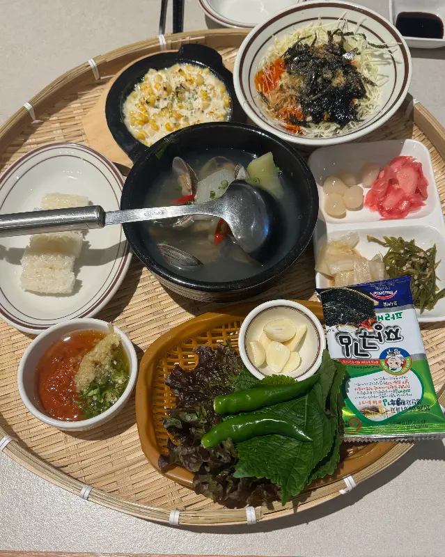 신선한 해산물 모듬