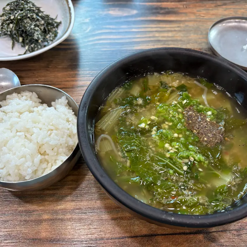 맛있는 추어탕 한 상 차림