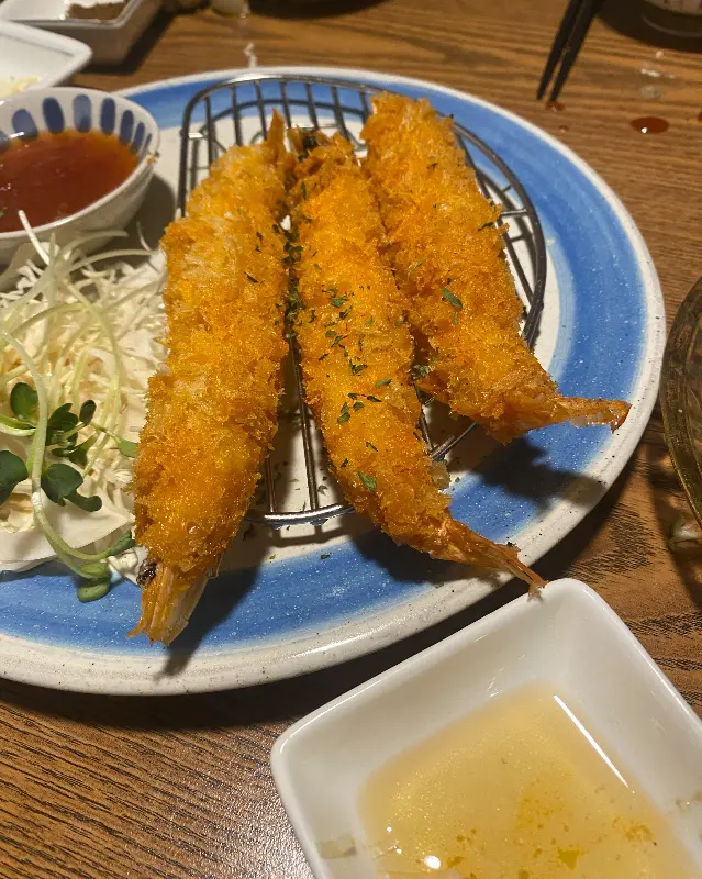 바삭한 새우 튀김