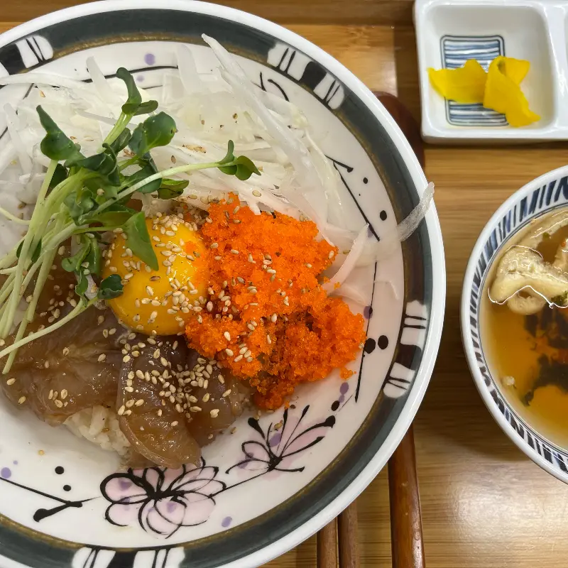 타코 와사비 덮밥