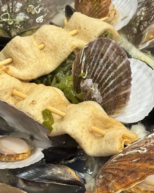 조개찜 속 어묵