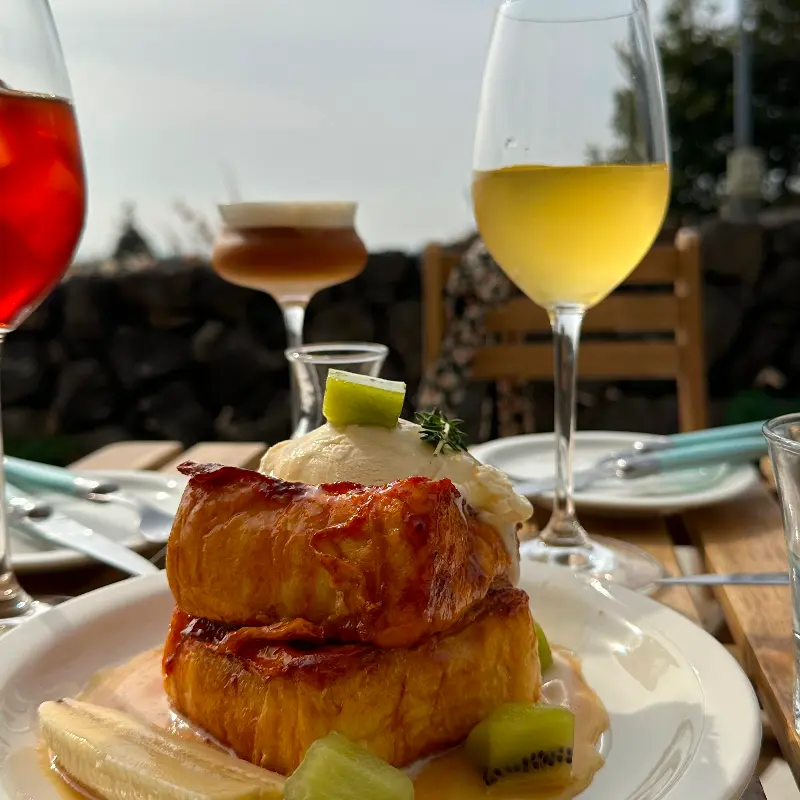 위이에서 바라본 아름다운 제주 풍경