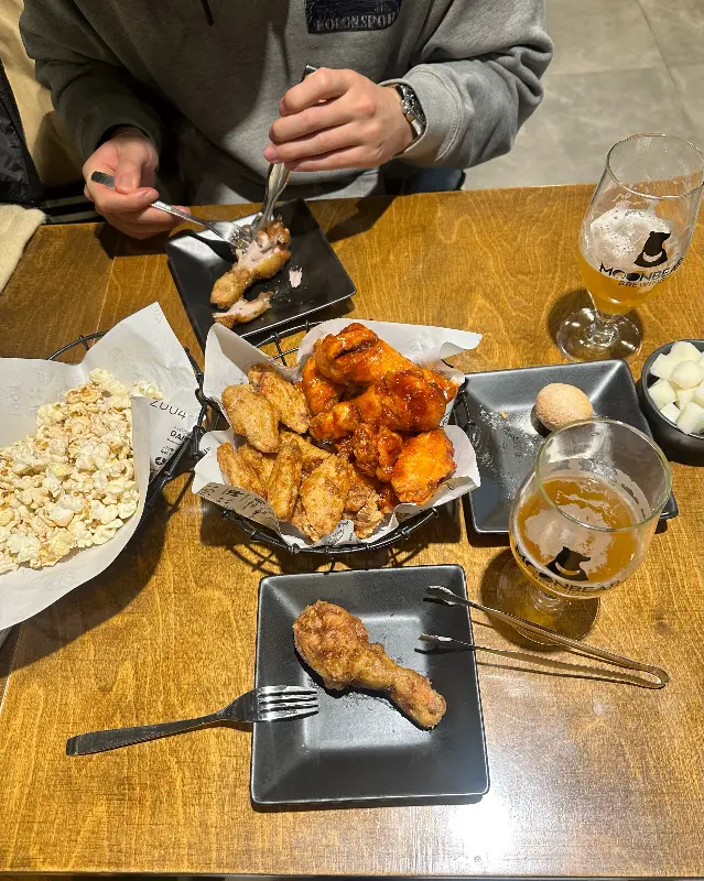 교촌치킨과 맥주
